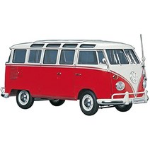 하세가와 124 폭스바겐 타입 2 마이크로 버스 23 윈도우 플라스틱 모델 HC10
