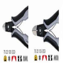 79-22-120-ESD_정밀_전자니퍼_KNIPEX_79-22-125-ESD 6D9D, 79 22 120 ESD