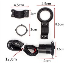 자동차용품싸게파는곳 문콕 12-24V 오토바이 USB 충전기 전원 어댑터 방수 가와사키 ZX1400 ZX14R Z1000 닌