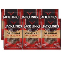 뉴질랜드 Jack Links Original Beef Jerky 잭링크스 오리지널 Beef Jerky 50g 6팩