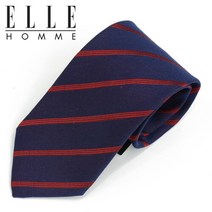 ELLE HOMME 엘르옴므 실크넥타이 - 알렉스 네이비 8cm