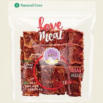네츄럴코어 천연간식 애견간식 사사미 + 만도 스페샬 푸드 4p 증정, 1개, 40스테이크소고기160g