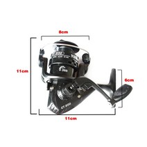 소형전동릴 전동릴낚시 낚시릴 갑오징어 베이트릴슈퍼 저렴한 모델 CT200 미니 스피닝 낚시 릴 3BB 비율 5, 한개옵션0