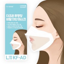 더조은 투명창 비말 차단 마스크 KF-AD 대형 1개당 950원, 1개, 1개