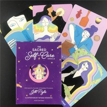 예쁜 타로카드 초보 입문용 동양타로카드 풀세트 202 신제품 타로 카드 내부에서 빛나는 오렌지색 PDF 지도, 16 55PCS TS34