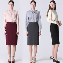 [르오트] 올데이 뒷밴딩 스커트