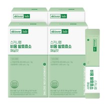 스키니랩 비움 11종 발효 효소 매실맛 30포(1개월분), 90g, 4박스