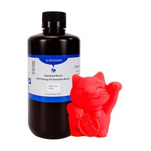 3d 프린터 재료 500g 액체 Photopolymer 수지 405nm UV LCD 용 3D 프린터 인쇄 재료 Elegoo Photon, 02 500g red