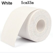 주짓수테이핑 테이핑테이프 Kinesiology Tape Roll 방수 스포츠 의료용 접착제 Elastoplast Athletic Strap, 01 5cmx5m White
