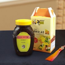 [지리산뱀사골] 자연산 밤꿀 1.2kg 선물세트 (병/선물용박스), 단품, 단품