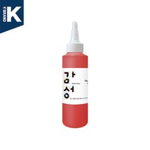 감성물감 140ml 낱색 스노우키즈 핑거페인트 유아물감 촉감놀이 미술놀이 물감놀이, 감성물감140ml(빨강), 1개