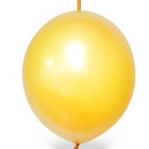 펄 링커룬 꼬리풍선 15cm (100개입) (금색)