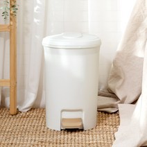 블랑 원형페달 휴지통 12L, 1개