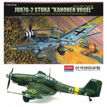 BXL074214아카데미 1대72 JU87G-2 슈투카 카노벤 포겔 12404
