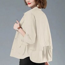 가죽코트 여성롱 트렌치 무스탕 캐주얼 턴 다운 칼라 5xl 대형 자켓 여성 포켓 솔리드 컬러 겉옷 어머니 봄 경량 블라우스