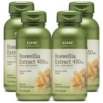 GNC 보스웰리아 추출물 450mg 캡슐, 100개입, 4개