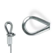 스텐와이어로프 고리 보호대 심블 1개 SUS304 팀블 M6