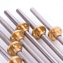 3D프린터 CNC 3D 프린터 리드 나사 8mm 1mm THSL3008D 사다리꼴 Length1001000mm, 150mm+Pitch 2mm Lead 2mm