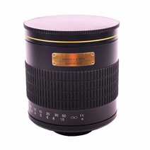 캠코더렌즈 카메라렌즈 Lightdow-500mm F6.3 수동 고정 초점 망원 미러 렌즈 + T2 마운트 어댑터 링 캐논, 01 Black_09 소니 E-마운트 (FE)