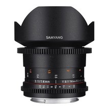 Samyang SYDS14MS VDSLR II 소니 알파 카메라용 A 마운트 14mm .1 광각 시네 렌즈 USA 미국, Sony A