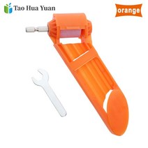 탁상드릴 전동 드릴머신 타공 Tao Hua Yuan-커런덤 그라인딩 휠 드릴 비트 샤프너 티타늄 휴대용 전동 공, 02 Chocolate