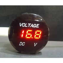 DC 원형 볼트 게이지 (빨강 파랑 녹색)