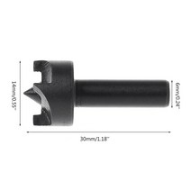 미니 선반 탁상용 CNC 목공Tungsten Steel Thimble Drill Bit Mini Lathe Machine Woodworking DIY Tool Du, 한개옵션0