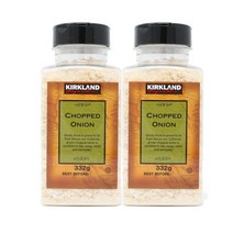커클랜드 Kirkland Chopped Onion 영국 코스트코 다진 건조 양파 시즈닝 332g, 2팩
