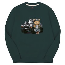 옥스타 남녀공용 트래블러 곰돌이 특양면 맨투맨