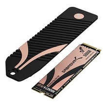 SABRENT 500GB SSD + PS5 콘솔용 M.2 NVMe 히트 싱크, Heatsink + 500GB SSD