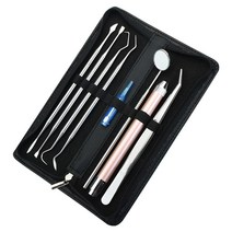 셀프 치석제거기 탐침 스케일링 치과 도구 세트 치태 제거 가정용 플라그 누런니 치아