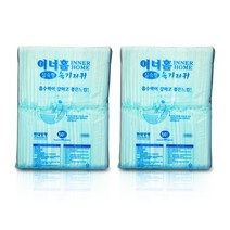 이너홈 성인용기저귀 일자 실속형 속기저귀 100매(50매입x2팩), 2팩, 50개