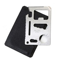 휴대용 스텐 멀티 카드 공구 야외 캠핑 다용도 카드툴