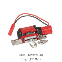 스케일 RC 윈치 무선 원격 컨트롤러 복구 후크 1/10 크롤러 자동차 TRX4 TRX6 SCX10 랭글러 CC01 TF2 D90 YK4082 ZP1001, [06] Winch 6