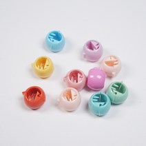 파스텔 유아 디스코핀(10개입) 여아헤어핀 유아머리핀 요일머리핀 헤어악세사리