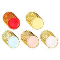 50 pcs 종이 접시 케이크 트레이 내구성 기구 파티 용품 식기 세트 생일 케이터링 저녁 식사 웨딩 캠핑, 여러 가지 빛깔의