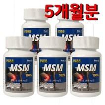 닥터아브 관절튼튼 MSM 100%, 120정, 5병