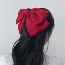 새틴 왕리본 헤어핀 8종