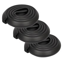 모서리보호대 아기 안전가드 쿠션 보호쿠션보호대, 2m, 3개, 블랙