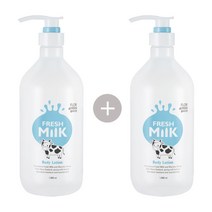 플로르드망 프레시밀크 우유 바디로션 1000ml, 2개