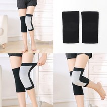 마트498 방한 무릎보호대(스판덱스) 2P (블랙) M 마라톤무릎보호대 헬스용품 관절보호대 런닝아대 부상예방 무릅보호대
