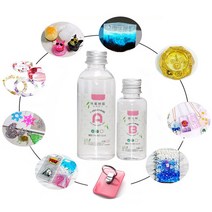 에폭시 에폭시 수지 및 경화제 키트 100g 섬유 강화 폴리머 복합 재료 보석 제조용 투명 접착제 1 세트, 한개옵션0