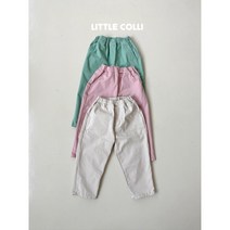 리틀콜리 23 봄 단톤 스판 팬츠 JS 면바지 배기 여아 남아 등원룩 키즈 주니어