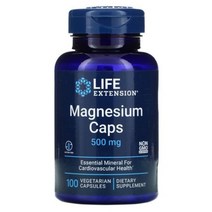 (아이허브) 마그네슘 캡슐 500 mg 100 베지 라이프익스텐션, (아이허브) 마그네슘 캡슐 500 mg 100 베지 캡, LEX14591