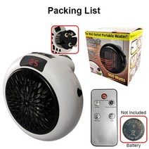 따뜻한 겨울 전기 히터 900w 벽 미니 팬 데스크탑 가정용 벽 핸디 난방 스토브 기계, 상자가 있는 흰색, 우리를