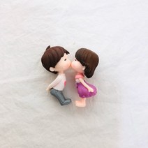 뽀뽀커플 피큐어 테라리움 미니어쳐, 블루