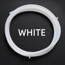케이블트레이 FEP PTFE 튜브 ID 05 1 2 25 3 4 5 6 7 8 10 12 14 16 18 20 mm F46 절연 호스 경질 파이프 3D 프린터 부품 파이프용 600, 35.White - ID 1mm x 2mm OD