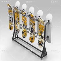 스케이드보드 행거 롱보드 랙 수납 스탠드 전시 선반