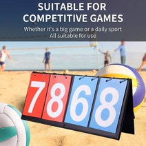 전자 스코어 보드 점수판 multidigits scoreboard score 점수 농구, 빨간색