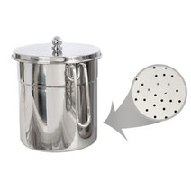 스텐 물빠짐 음식물쓰레기통, 2개